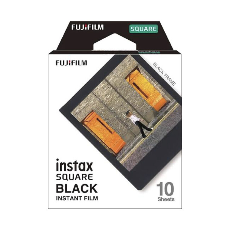 instax™ SQUARE Black Instant Film